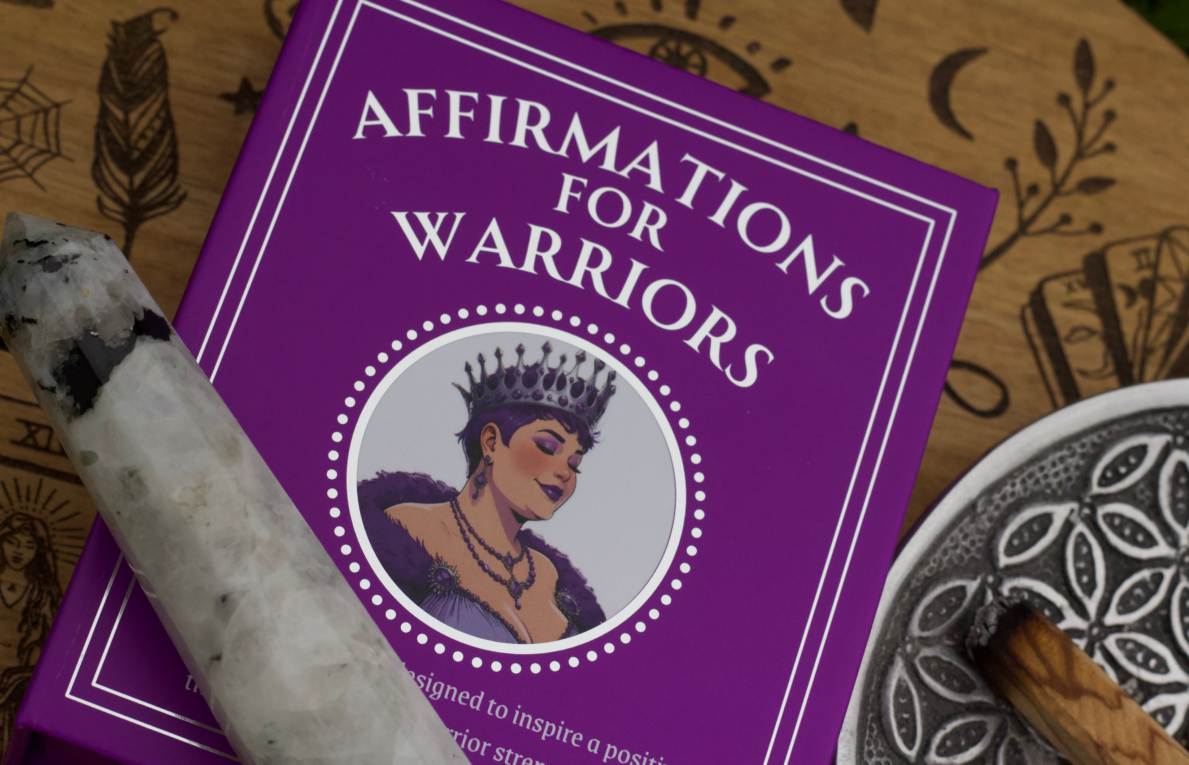 Affirmation deck 'Affirmations for Warriors' .Gift for cancer patient